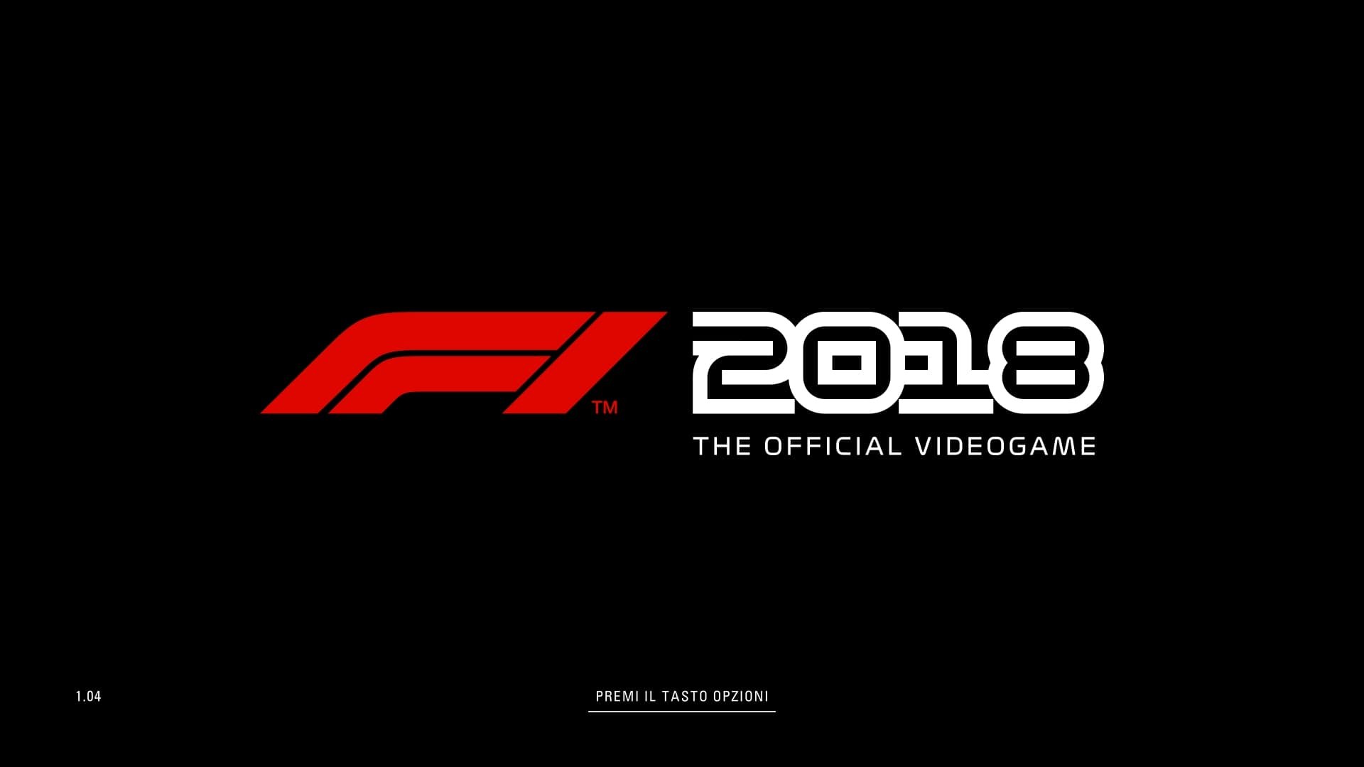 F1 2018 copertina sfondo nero