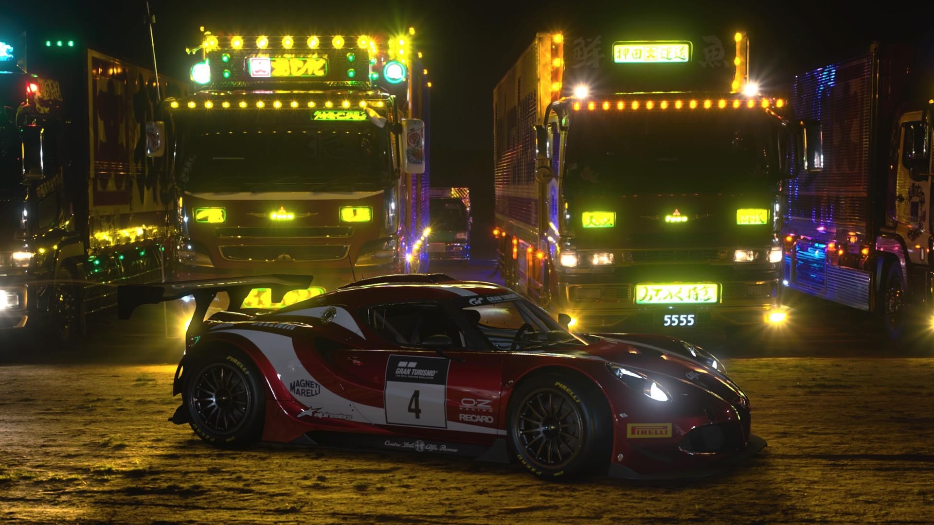 Gran Turismo Sport yellow light