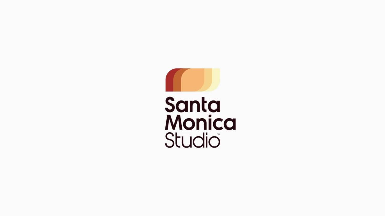 Santa Monica Studio logo sfondo bianco