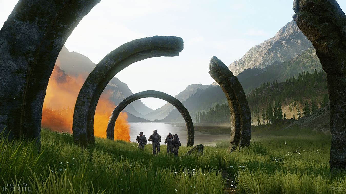 Halo Infinite trailer marines anelli di pietra