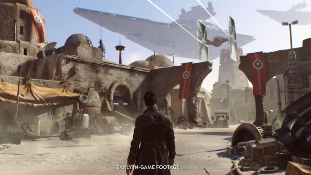 Star Wars visceral games in game footage