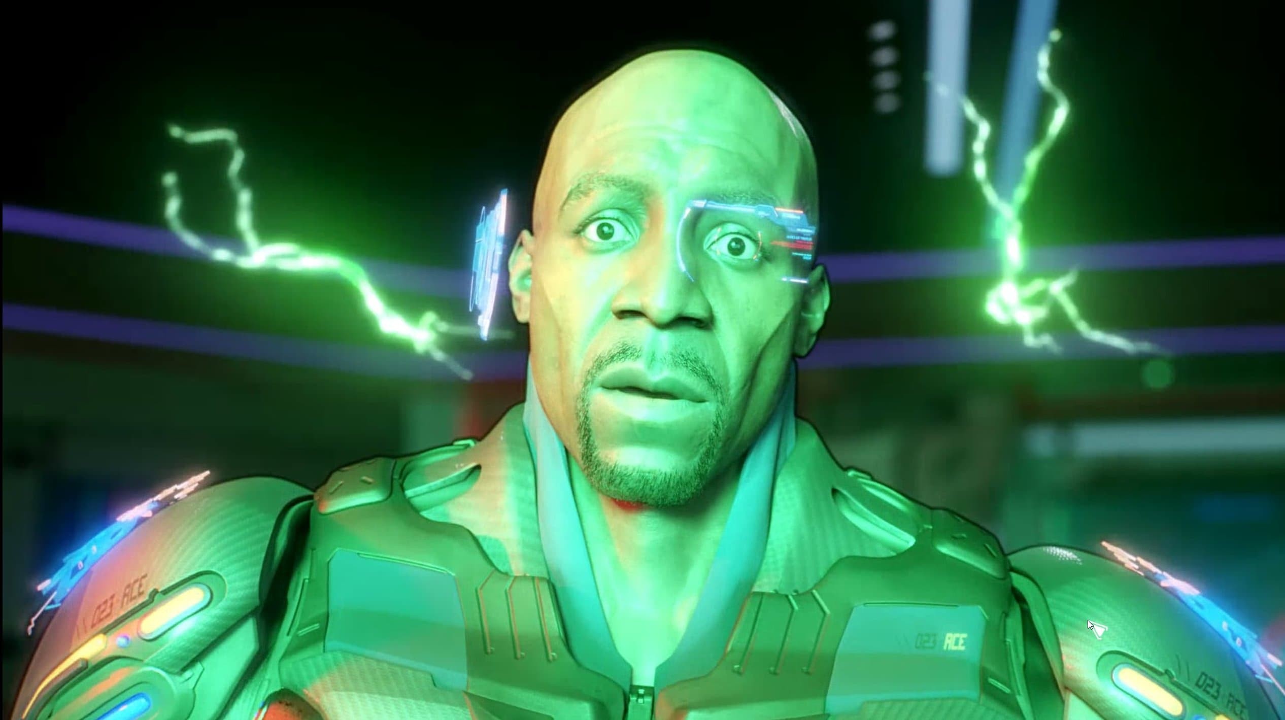 Crackdown 3 Terry Crew luce verde