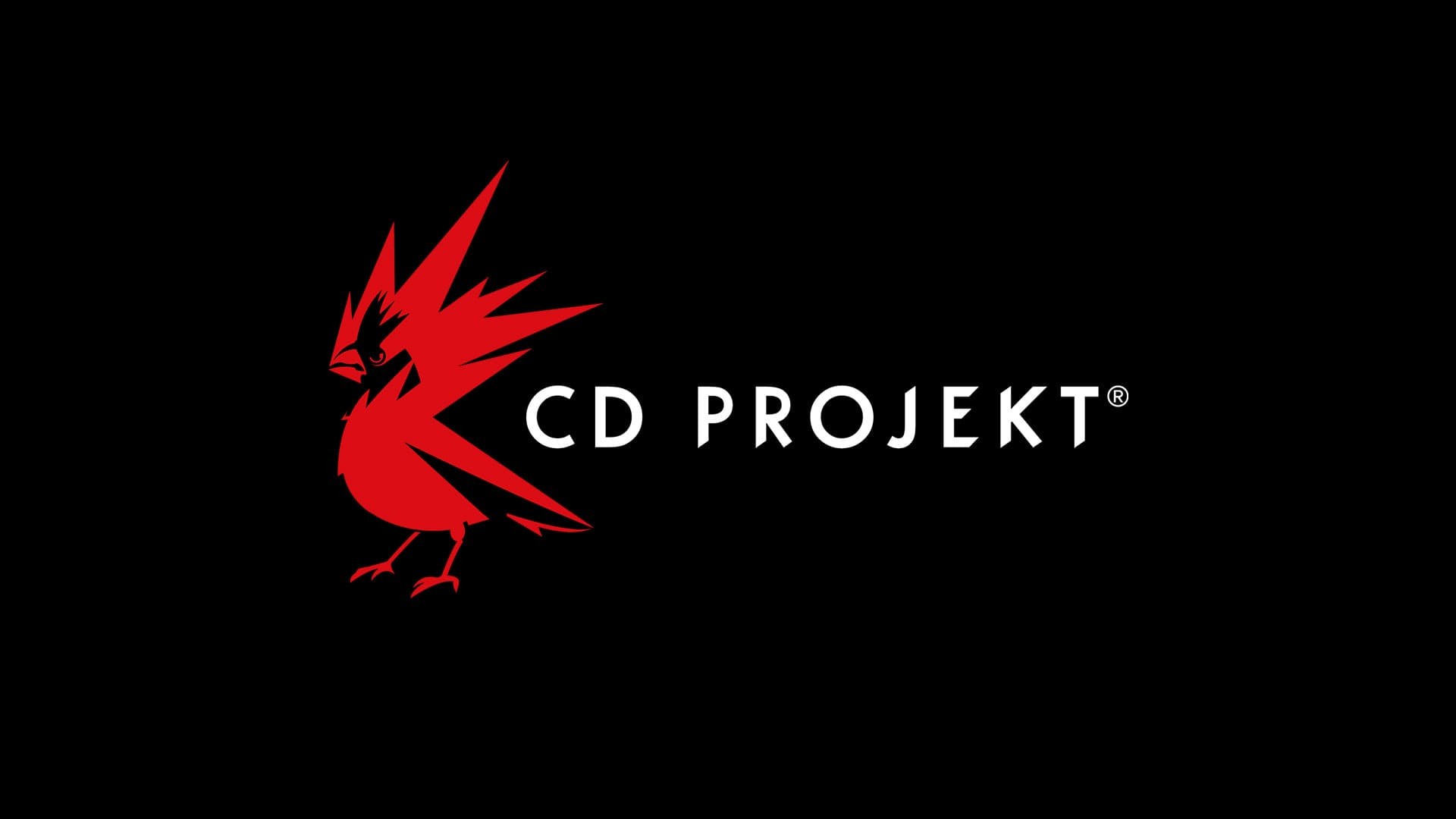 CD Projekt Red Logo Sfondo nero