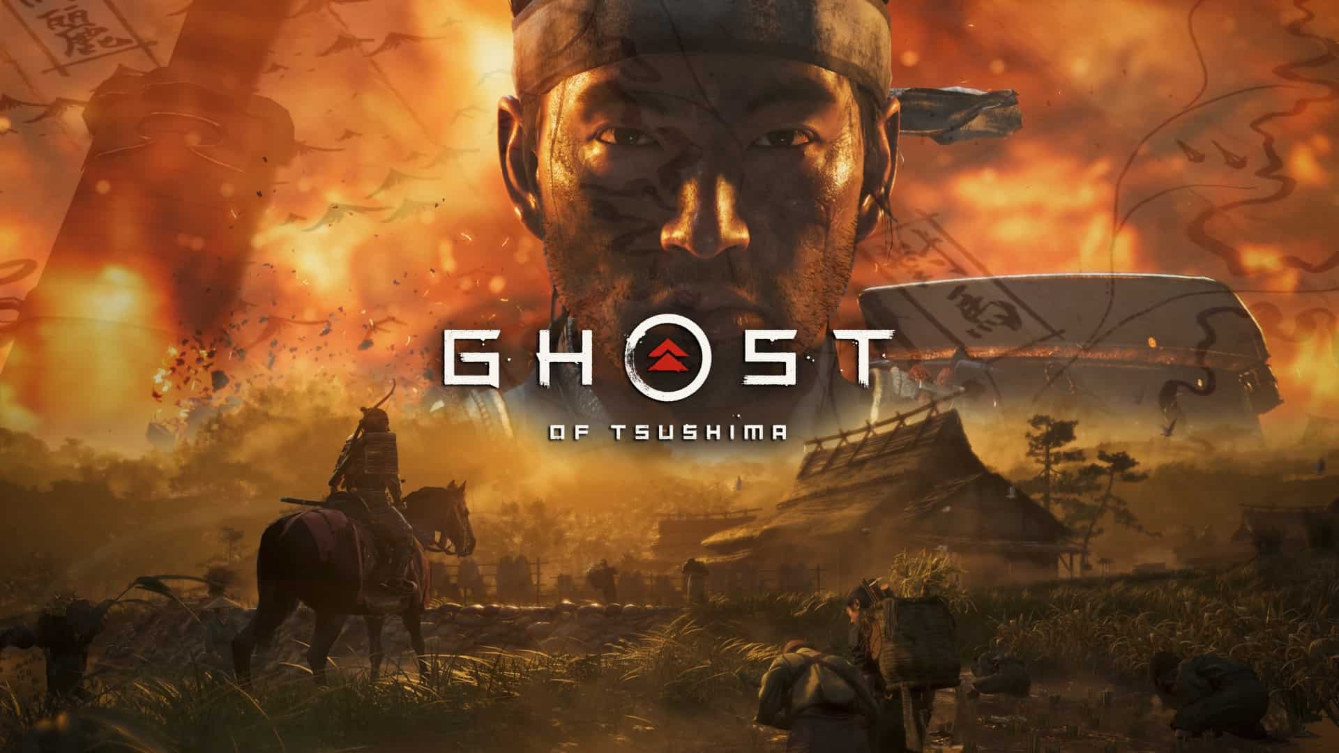 Ghost of Tsushima poster con titolo