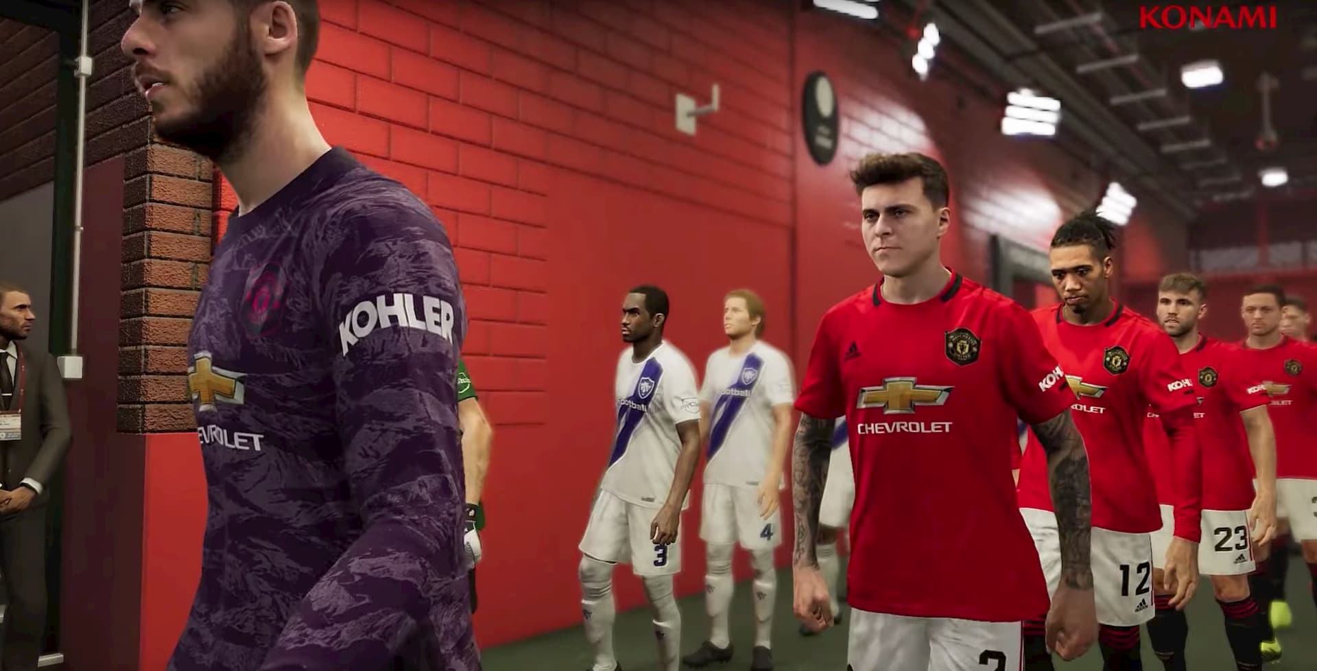 efootbal pes 2020 - manchster united