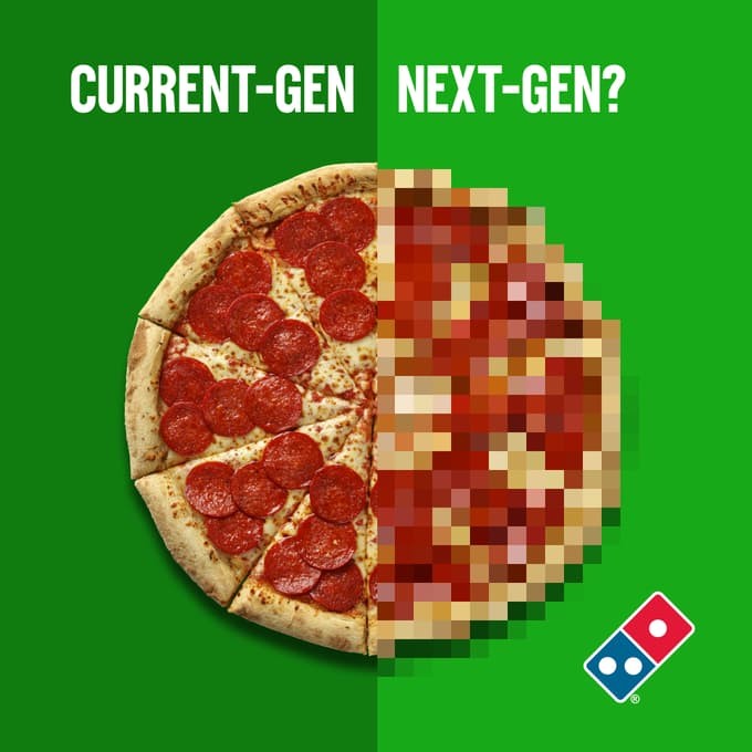 Xbox domino's tweet