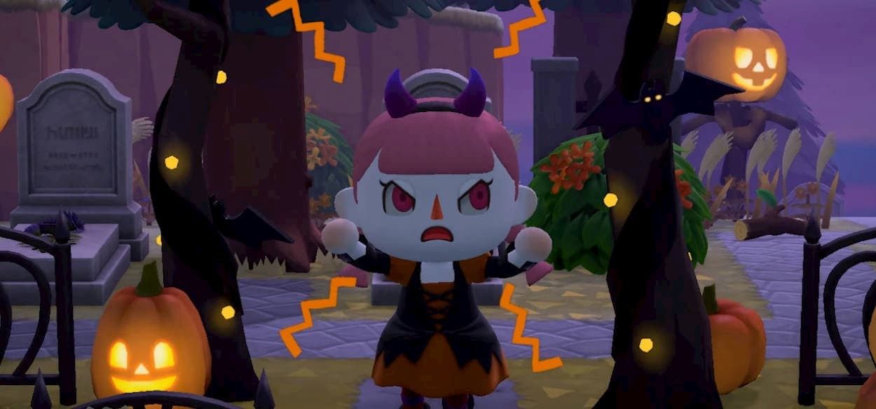 Animal Crossing New Horizons halloween