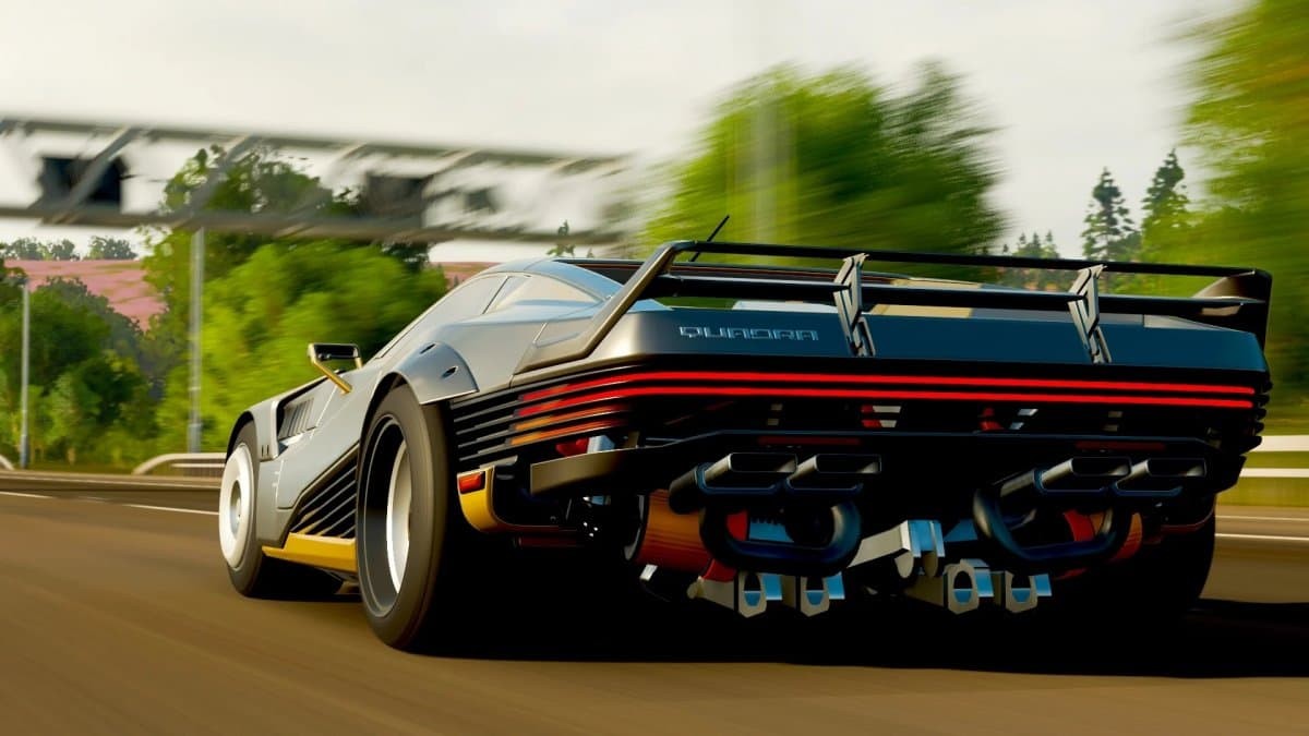 Forza Horizon 4 evento Cyberpunk 2077 auto