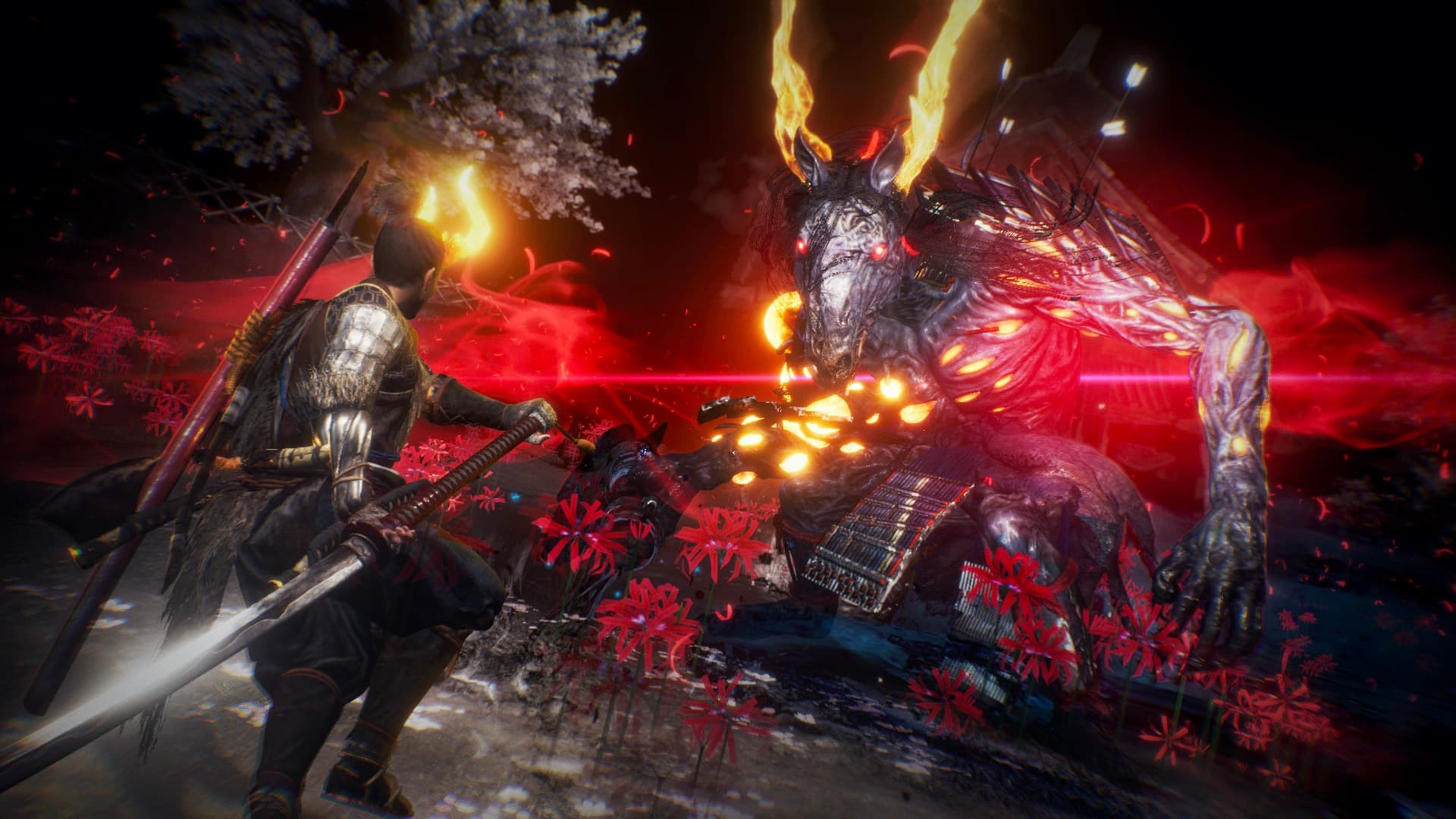 Nioh 2 screenshot in game read monster