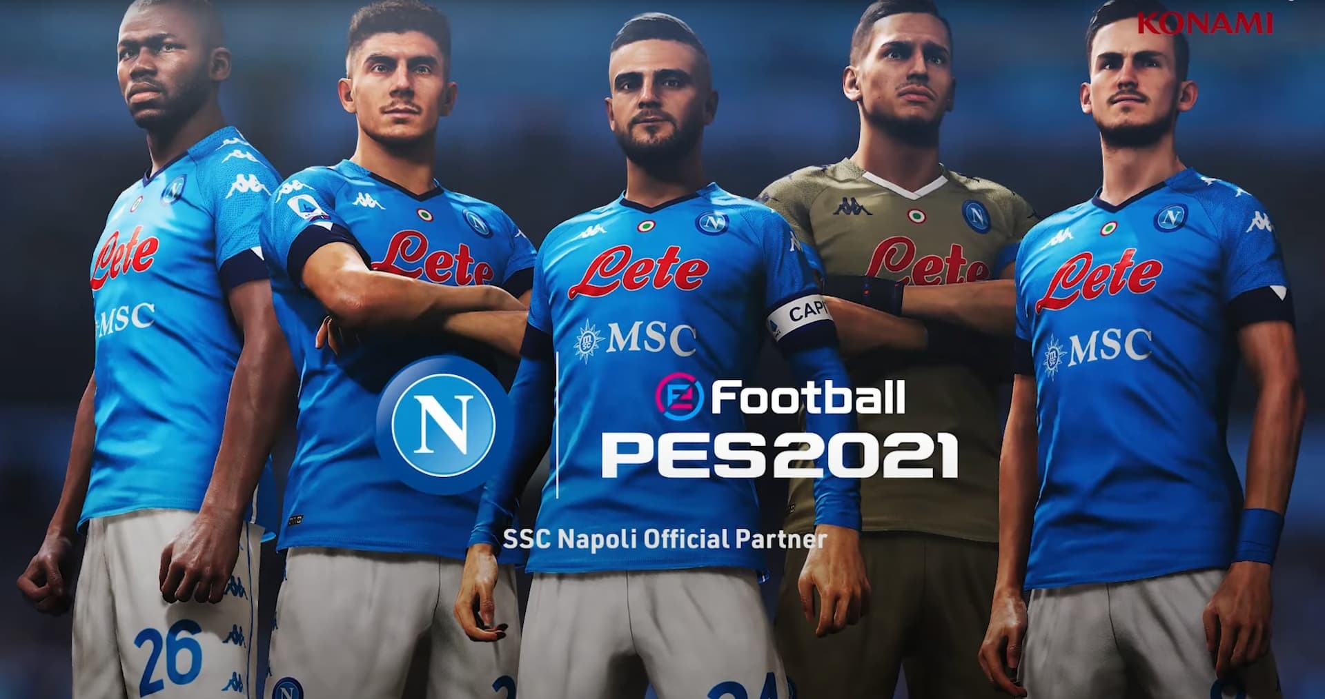 ssc napoli partner ufficiale efootball pes