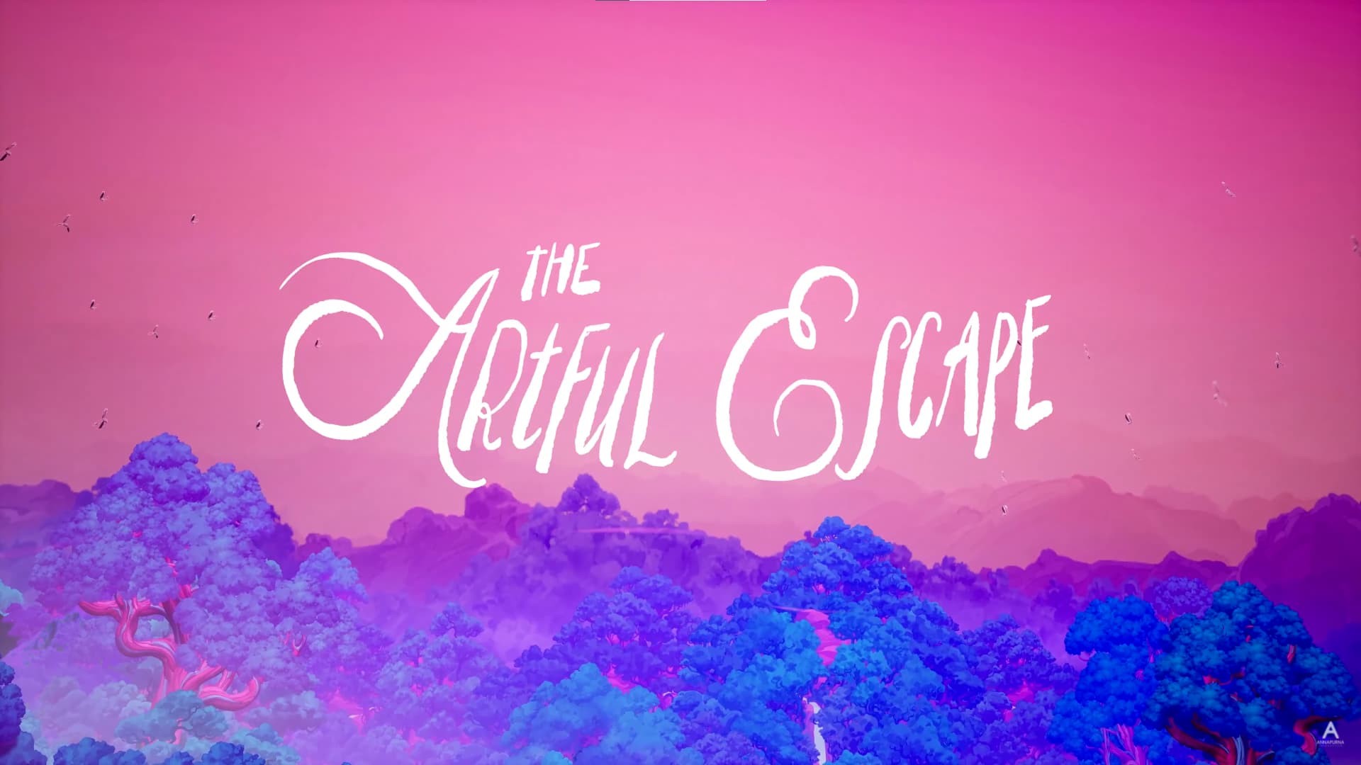 The Artful Escape titolo sfondo rosa