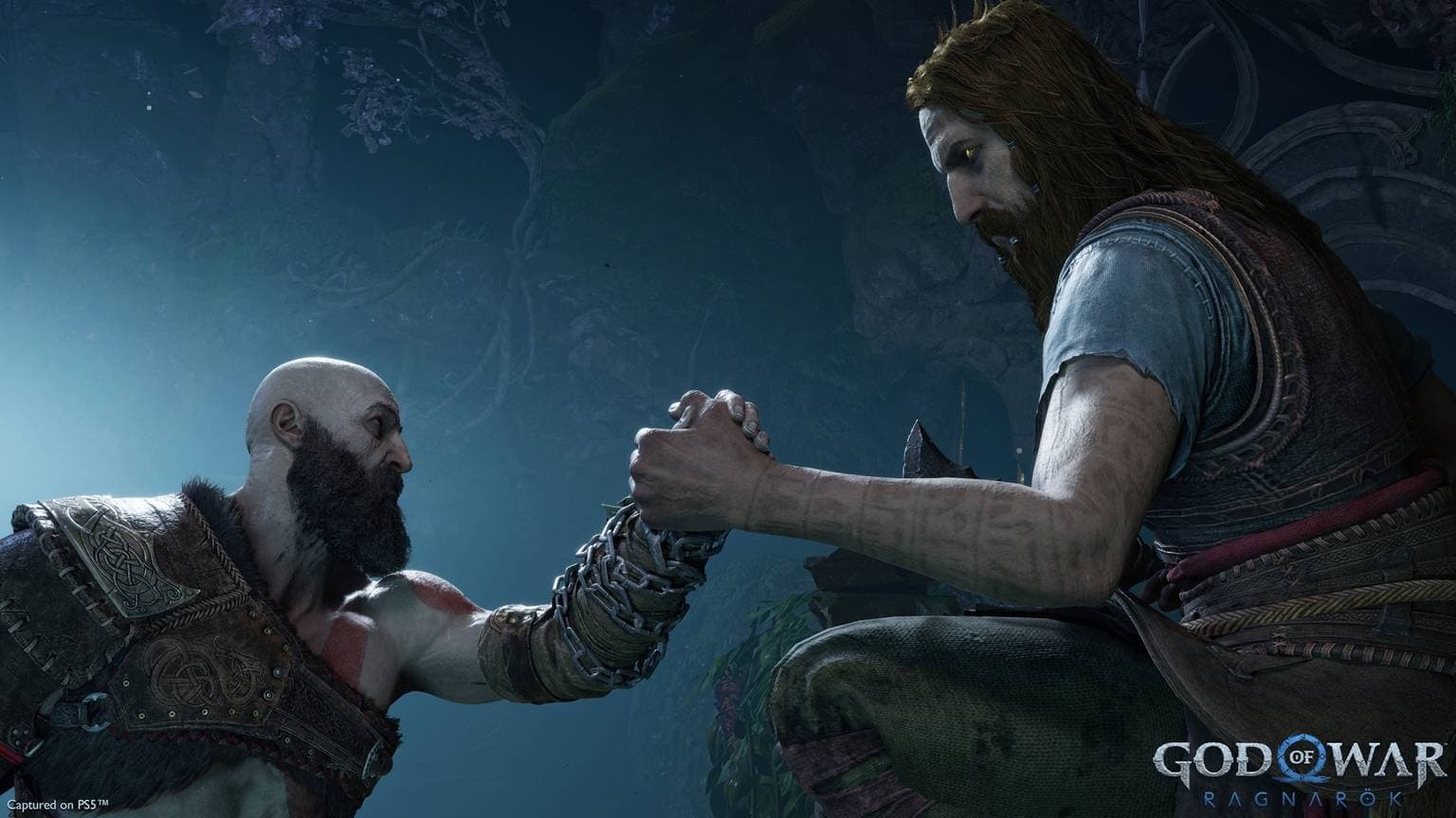 God of War Ragnarok Kratos e Tyr