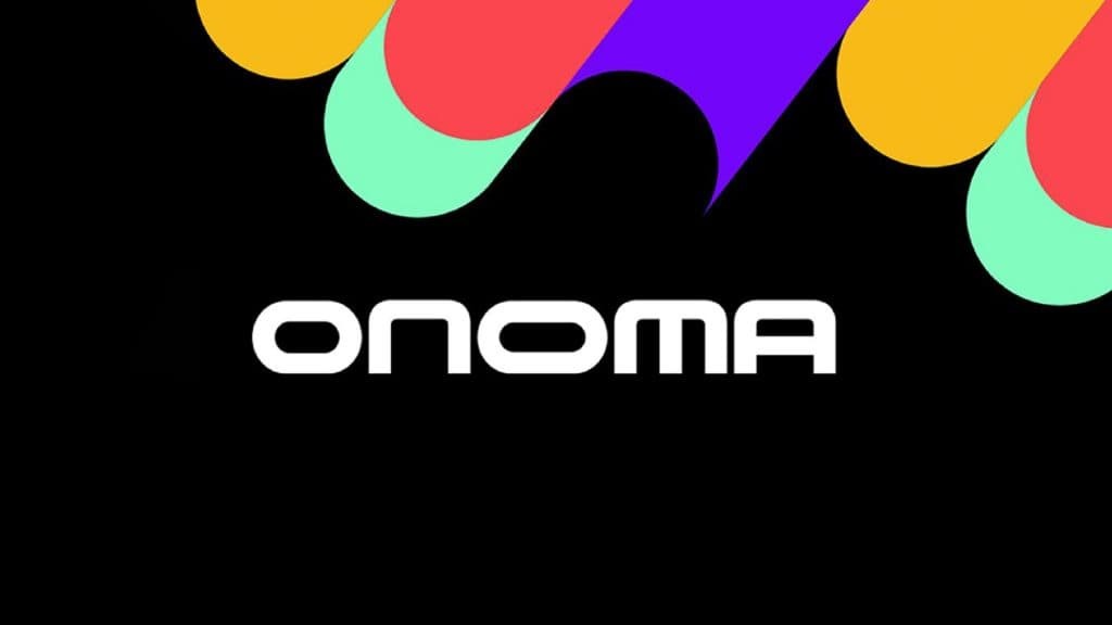 Studio Onoma logo sfondo nero