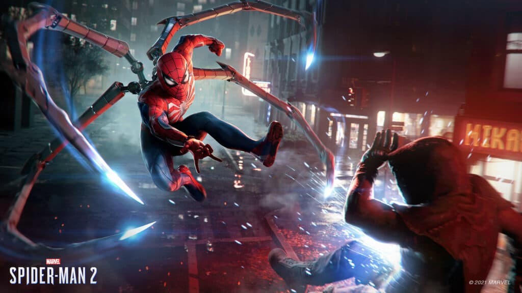 Marvel's Spider-Man 2 esoschelertro presskit