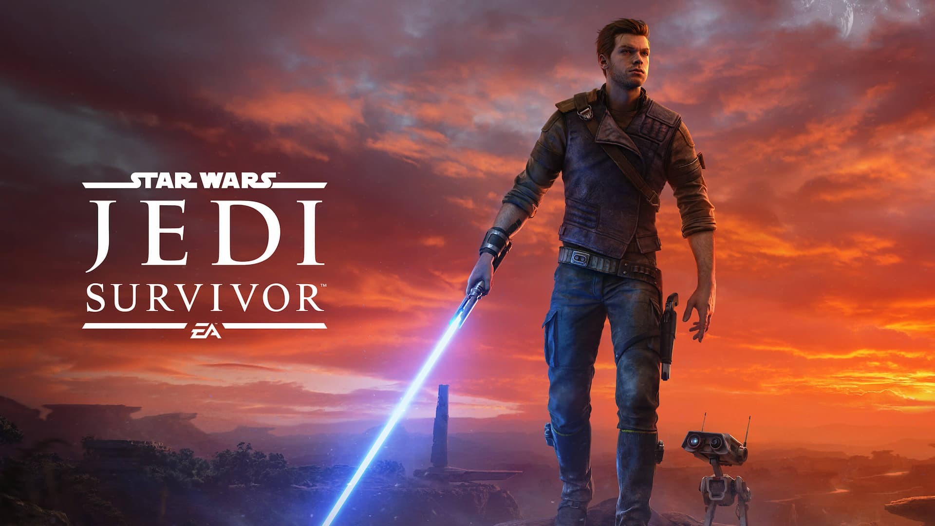 Star Wars Jedi Survivor copertina wide con logo