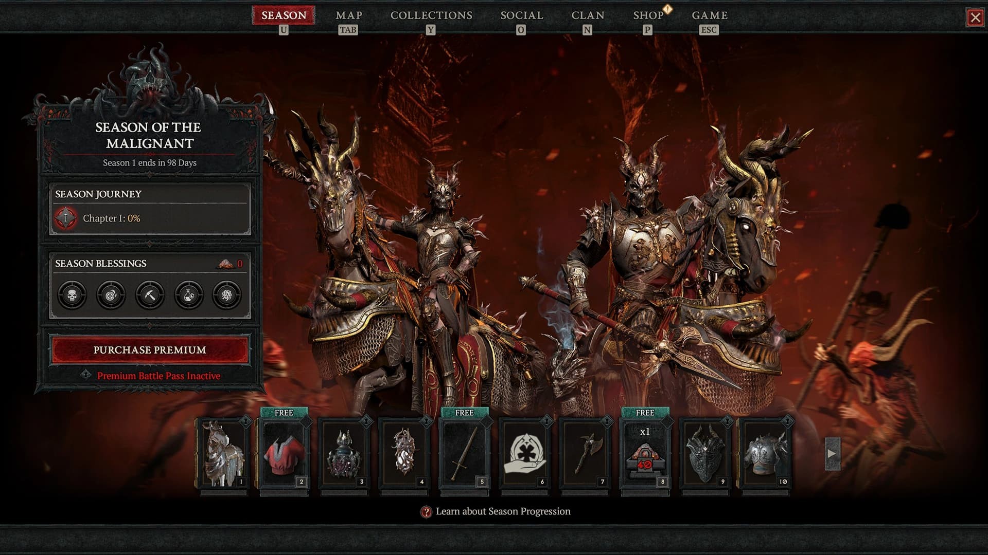 Diablo 4 Stagione degli Abietti Battle Pass