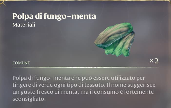 Enshrouded descrizione Polpa fungo menta