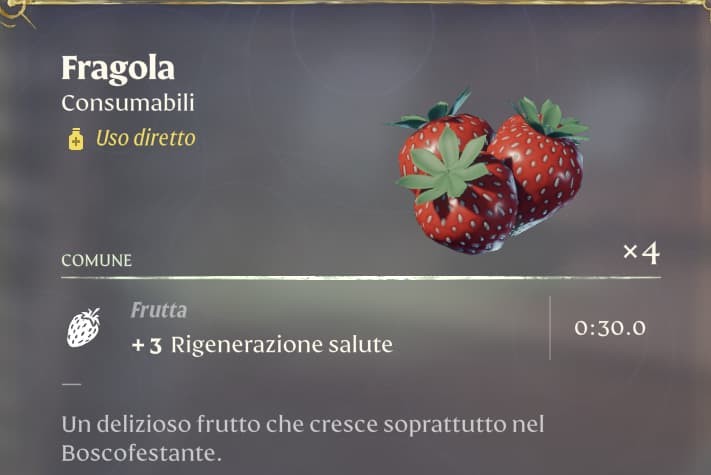 Enshrouded descrizione fragola