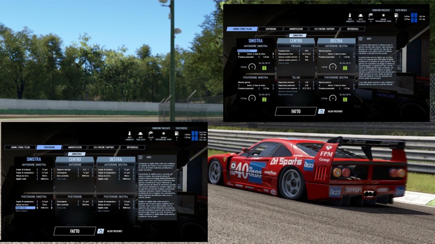 5 Project cars 2 Personalizzazione set up auto