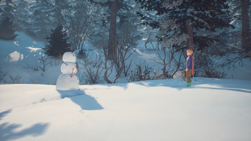 captain spirit-puppet-snow man-gameplay
