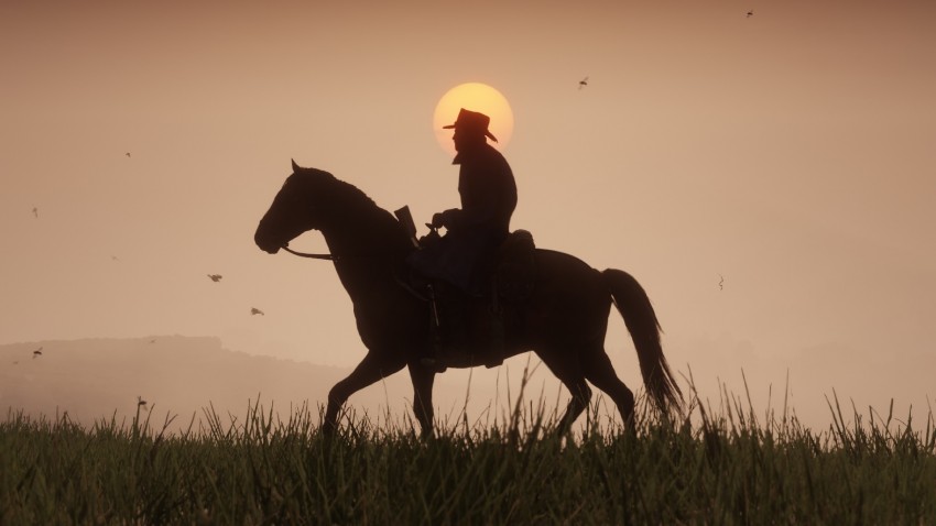 rdr2 imagine tramonto