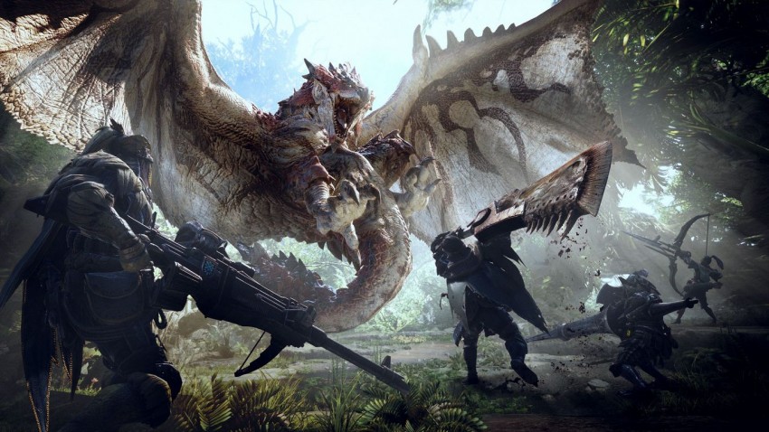 Monster Hunter World Rathalos copertina