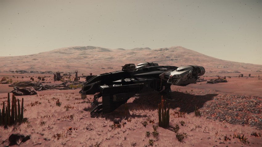 Star citizen atteraggio sul pianeta Hurston 