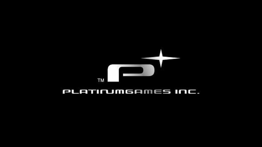 Platinum Games Logo sfondo nero