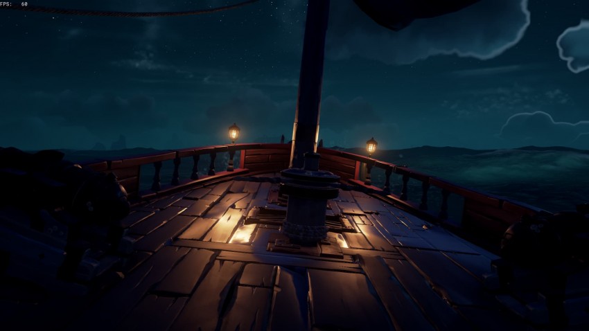 Sea of thieves prua notturna