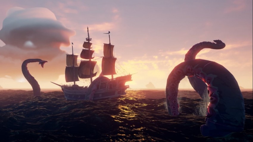 Sea of thieves Kraken