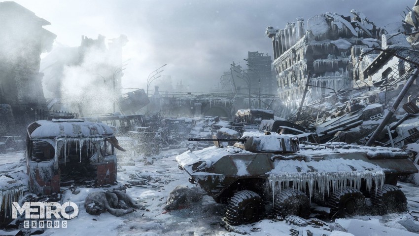 Metro Exodus Carro armato neve