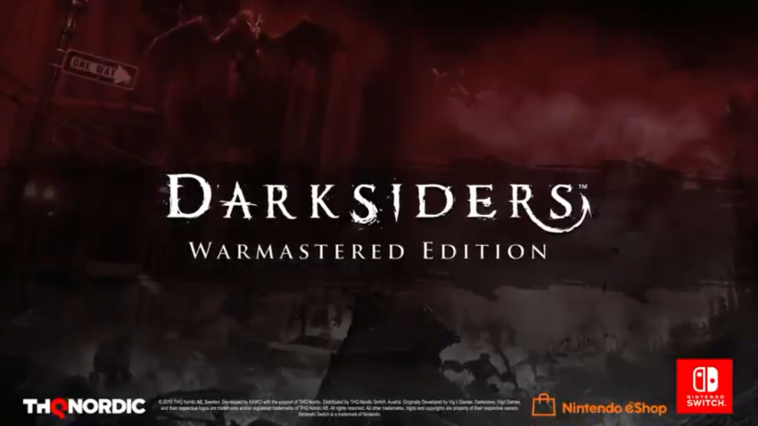 Darsiders warmastered edition nintendo switch