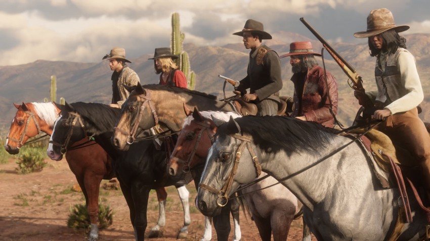 Red Dead Redemption 2 a cavallo