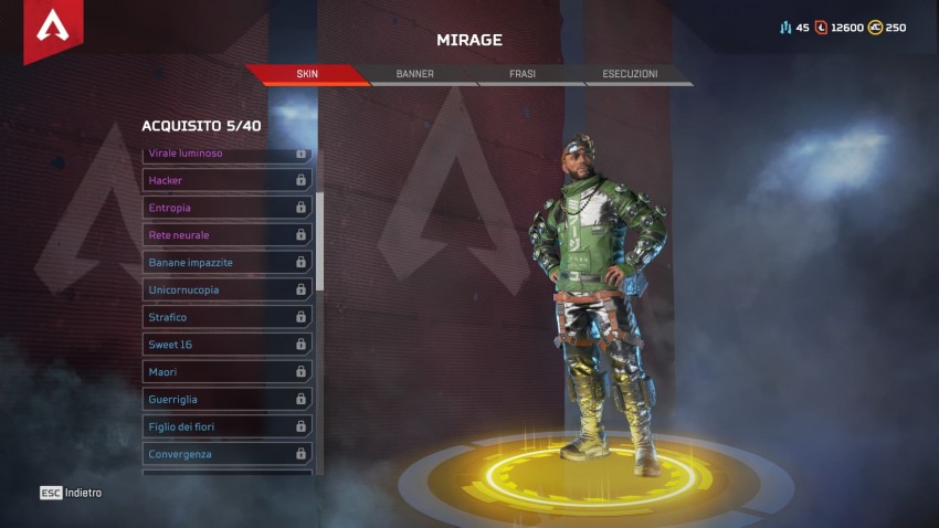 Apex Legends review personalizzazione