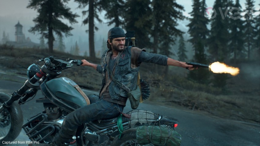 Days Gone Gameplay Sparatoria moto