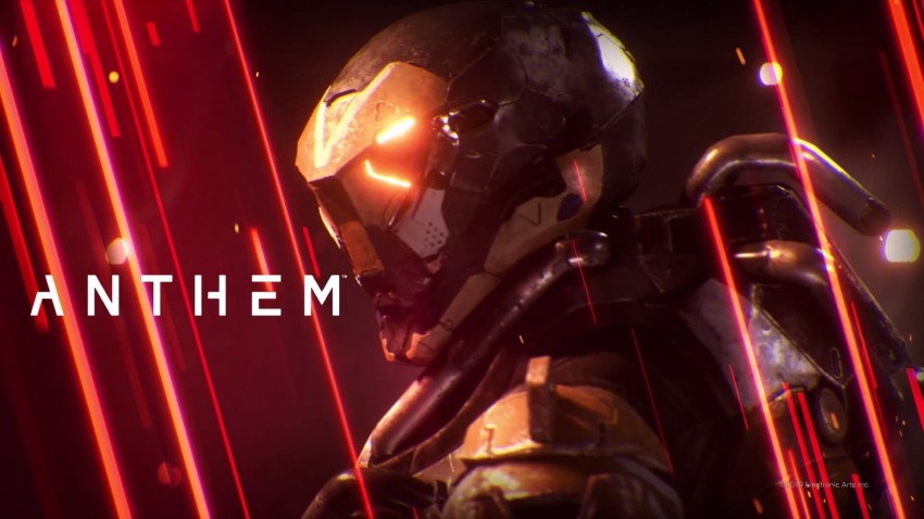 anthem recensione copertina con logo sfondo rosso