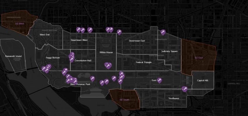 mappa chiavi the division 2