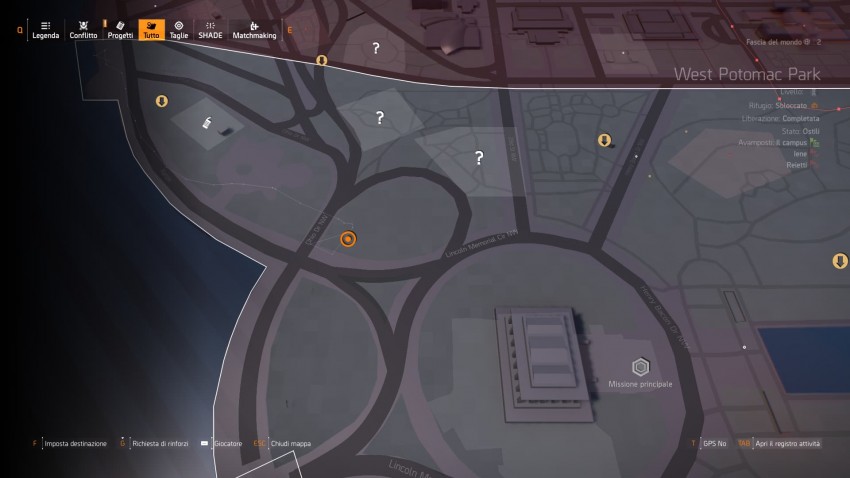 Posizione mappa terza cassa loot