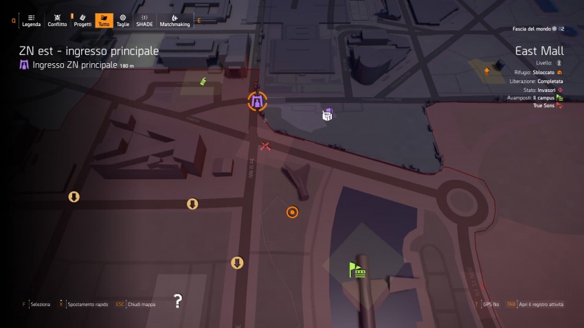 Posizione ottava cassa dalla mappa