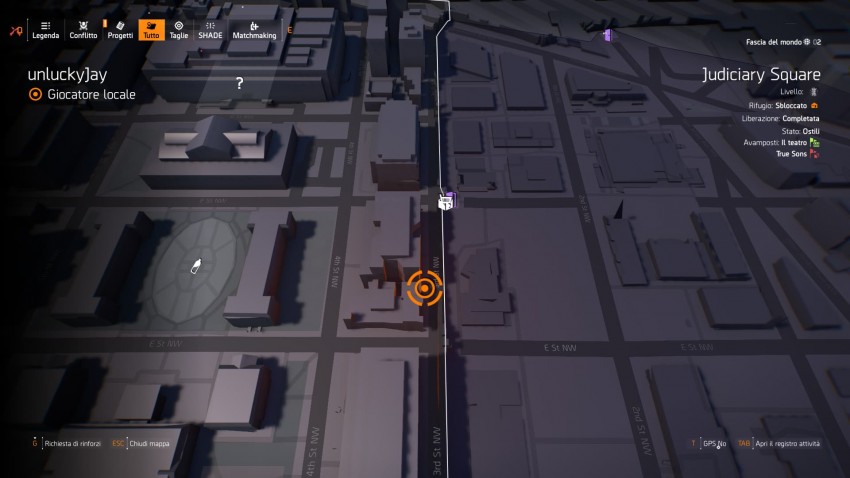 Posizione vicolo nona cassa mappa