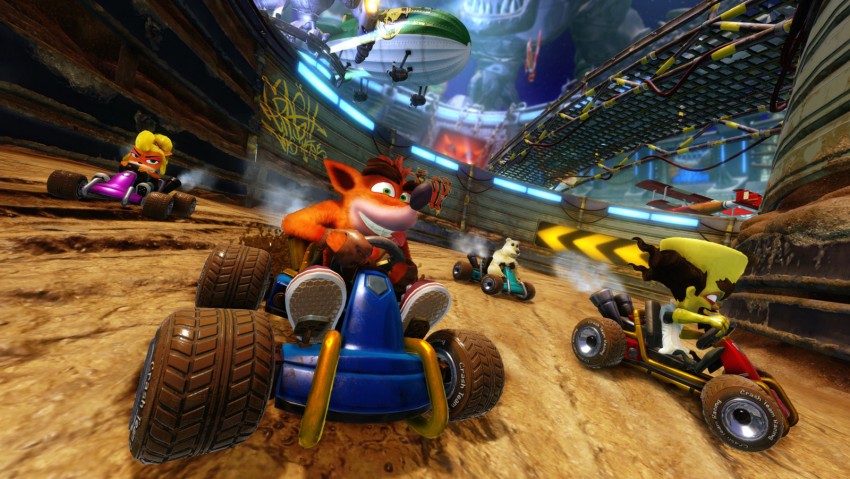 Crash Team Racing in game footage