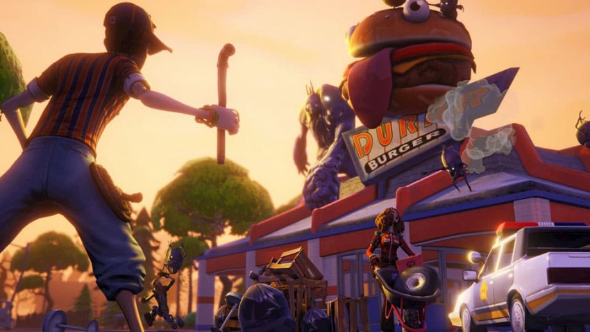 Fortnite burger fastfood