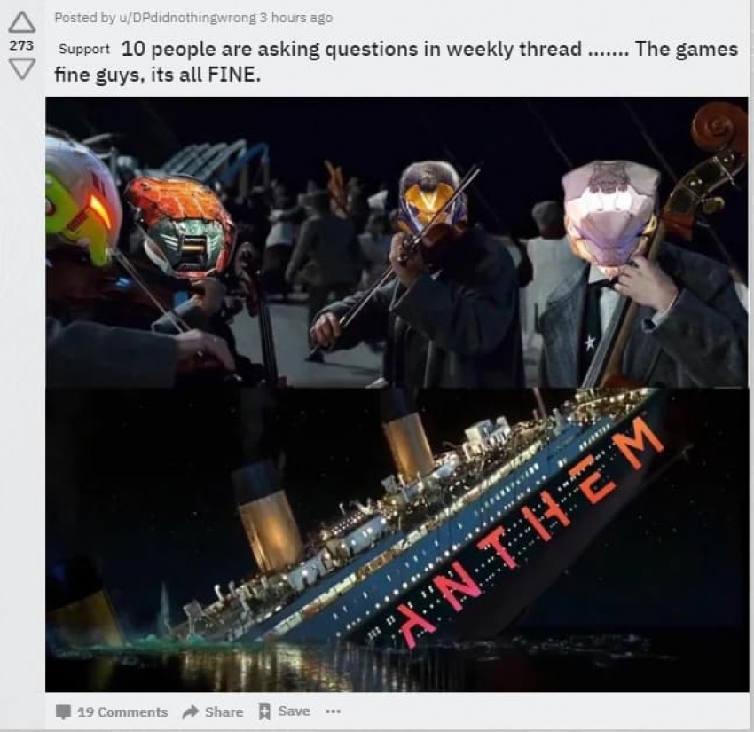 Anthem Situazione reddit