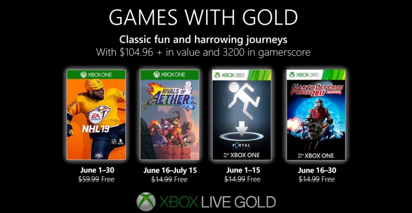games with gold giugno 2019