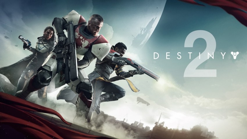 Destiny 2 cover art con logo