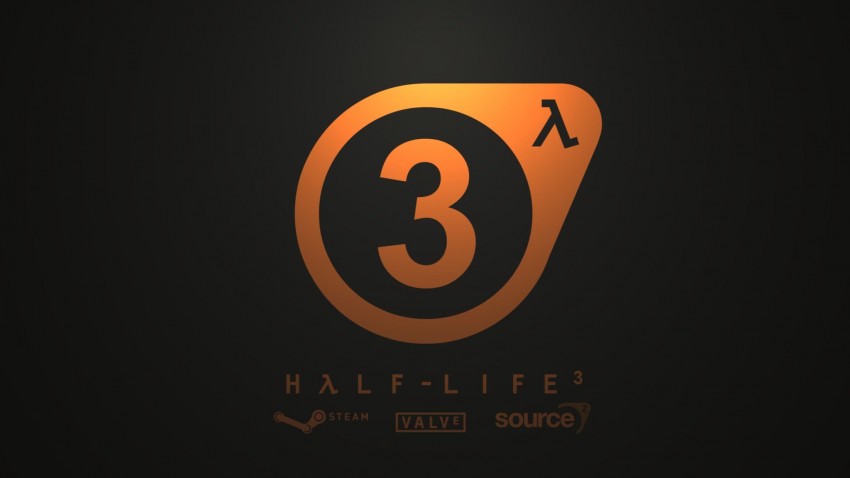 Half Life 3 Logo con scritta
