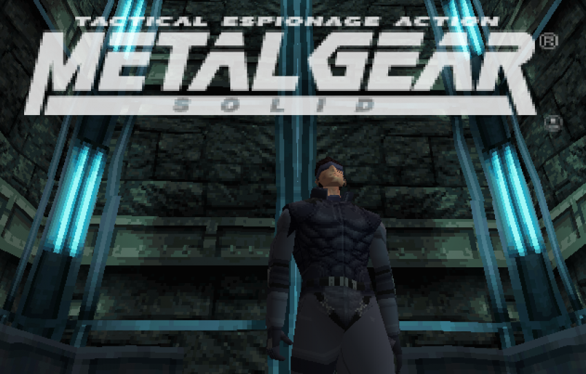 Metal gear solid logo title