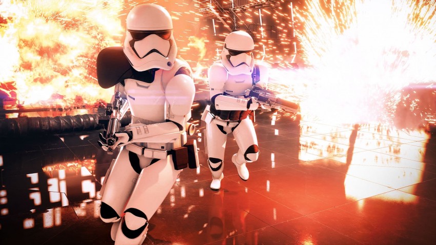 Star Wars Battlefront 2 Storm Trooper fire