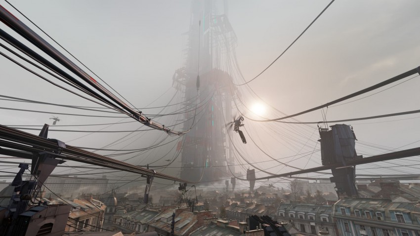Half-Life Alyx presskit town and tower