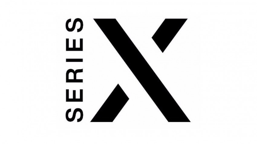 Xbox Series X Logo nero sfondo Bianco